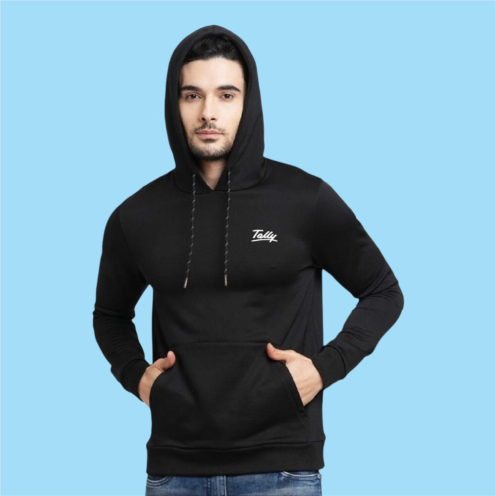 Jack and Jones Asger Hoodie-Black